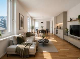 HELLE ANLAGE >> bodentiefe Fenster in heller 2-Zimmer Wohnung >> ERSTBEZUG in perfekter Lage, 299700 €, Immobilien-Wohnungen in 1210 Floridsdorf