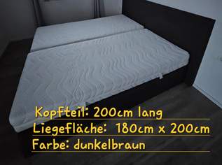Boxspringbett mit gut erhaltene Matratzen , 250 €, Haus, Bau, Garten-Möbel & Sanitär in 6321 Gemeinde Angath