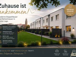 ****NEUBAU****Reihen- und Doppelhäuser in 3130 Herzogenburg ***Bezugsfertig im JUNI ***, 310000 €, Immobilien-Häuser in 3130 Herzogenburg