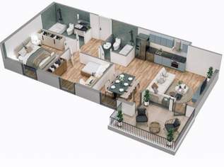 NEUBAU Wörgl-3-Zimmer Terrassenwohnung in Süd-West-Lage im 1.OG zu kaufen!, 375000 €, Immobilien-Wohnungen in 6300 Stadt Wörgl