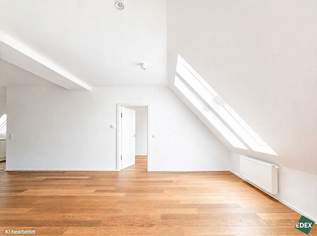 Charmante Dachgeschosswohnung nahe Schönbrunn | 3 Zimmer möglich | U4 in 100 m, 429000 €, Immobilien-Wohnungen in 1140 Penzing