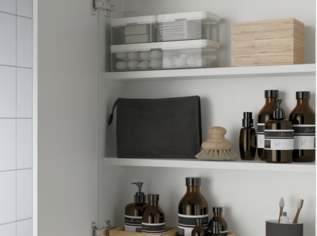 Badezimmer Spiegelschrank 2 Türen, weiß,