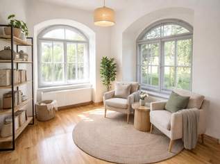Wohnen im Schloss Rosenegg – Charmante 3-Zimmer-Wohnung zur Miete, 1550 €, Immobilien-Häuser in 9065 Ebenthal in Kärnten