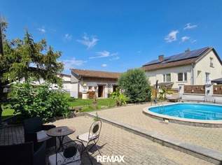 Vielseitiges Einfamilienhaus mit Gartenidylle, Swimmingpool, Nebengebäude und Werkstatt!, 298900 €, Immobilien-Häuser in 7321 Raiding Vielseitiges Einfamilienhaus mit Gartenidylle, Swimmingpool, Nebengebäude und Werkstatt!, 298900 €, Immobilien-Häuser in 7321 Raiding