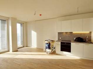 Wohnen mit Skyline-Flair – Rooftop Pool & Fitness bei der U1, 1280 €, Immobilien-Wohnungen in 1220 Donaustadt