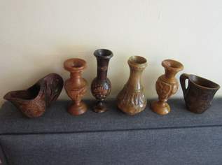 Diverse Konvolute Holz Deko Vasen, Kerzenständer, Handarbeit , siehe Text Diverse Konvolute Holz Deko Vasen, Kerzenständer, Handarbeit , siehe Text