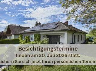 Wohnhaus mit Garten, Pool & Blick bis ins Gebirge! Besichtigungstermine finden am 30. Juli 2026 statt., 499000 €, Immobilien-Häuser in 4073 Wilhering