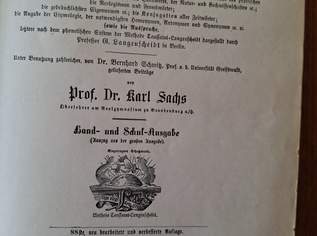 Sachs-Villatte Enzyklopädisches Wörterbuch der französischen und deutschen Sprache 1896 Sachs-Villatte Enzyklopädisches Wörterbuch der französischen und deutschen Sprache 1896