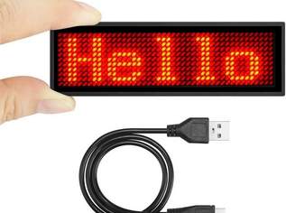 ARP DATACON USB LED Scrolling Letter Badge, 2 €, Haus, Bau, Garten-Geschirr & Deko in 1220 Donaustadt