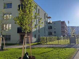 Familienwohnen in Wiener Neustadt: 3-Zimmer-Erstbezug mit Balkon im „ein viertel grün“, 255653 €, Immobilien-Wohnungen in Niederösterreich