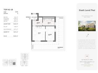 ERSTBEZUG: 2 Zimmer + 44 m² Dachterrasse | Graz-Gösting, 235000 €, Immobilien-Wohnungen in 8051 ERSTBEZUG: 2 Zimmer + 44 m² Dachterrasse | Graz-Gösting, 235000 €, Immobilien-Wohnungen in 8051