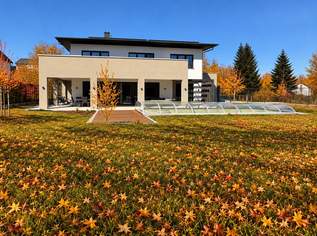 MUSIK, NATUR und LUXUS | Traumvilla mit Vielzweck-Tonstudio | großzügiger Außenbereich mit Pool | Photovoltaik | Smart-Home-System | Naturpanorama, 1495000 €, Immobilien-Häuser in 4616 Weißkirchen an der Traun