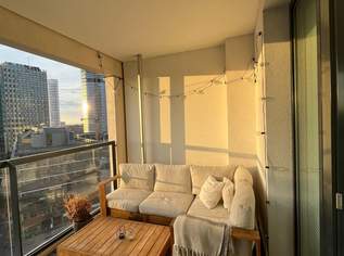 PART FURNISHED MODERN APARTMENT ON HIGHER FLOOR: 3 ROOMS with Fitness und Sauna * free from 01.08.2026 *, 2500 €, Immobilien-Wohnungen in 1220 Donaustadt PART FURNISHED MODERN APARTMENT ON HIGHER FLOOR: 3 ROOMS with Fitness und Sauna * free from 01.08.2026 *, 2500 €, Immobilien-Wohnungen in 1220 Donaustadt