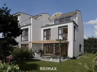 Erstbezug! Luxuriöse Doppelhaushälfte 300 Meter entfernt von der Alten Donau, 1294900 €, Immobilien-Häuser in 1220 Donaustadt