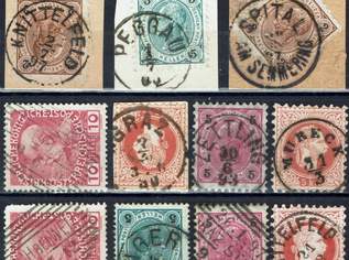 Ö-KuK Stempellot "Steiermark" ca. 84-Kleinpunkte (7), 17 €, Marktplatz-Sammlungen & Haushaltsauflösungen in 9020 Klagenfurt am Wörthersee Ö-KuK Stempellot "Steiermark" ca. 84-Kleinpunkte (7), 17 €, Marktplatz-Sammlungen & Haushaltsauflösungen in 9020 Klagenfurt am Wörthersee