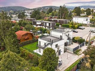 MINI VILLA AM HACKENBERG MIT CA. 37m² DACHTERRASSE UND IMPOSANTEM WEITBLICK AUF DIE CITY - EIGENGRUND IM KLEINGARTEN - GANZJÄHRIG BEWOHNBAR, 849000 €, Immobilien-Häuser in 1190 Döbling