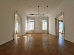 ALTBAU-JUWEL: Repräsentatives 8-Zimmer-Büro beim Schwarzenbergplatz - VIDEO verfügbar !, 9923 €, Immobilien-Gewerbeobjekte in 1040 Wieden