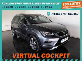 Ateca 2,0 Xcellence TDI DSG *LEDER / VIRTUELL / VOLL-..., 23980 €, Auto & Fahrrad-Autos in 8200 Gleisdorf