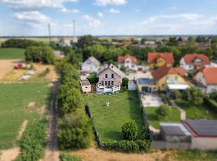 Wohnen im Grünen nahe Wien | 894 m² Grund | 180 m² Nutzfläche | 2 Garagen, 595000 €, Immobilien-Häuser in 2280 Gemeinde Glinzendorf