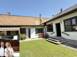 Großes Einfamilienhaus mit Veranda und Wirtschaftsanbau mit uneinsichtigen Garten + Ausbaupotential!, 519000 €, Immobilien-Häuser in 2435 Gemeinde Ebergassing
