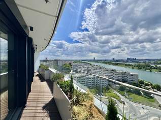 Doorman, Gym, Pool, div. Lounges UND den schönsten Ausblick auf Stephansdom, Prater & Neue Donau, 2490 €, Immobilien-Wohnungen in 1220 Donaustadt