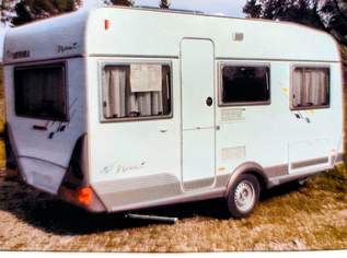 Wohnwagen Eriba Nova 460, Garagen gepflegt