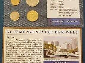 Kursmünzensatz Singapur, 15 €, Marktplatz-Antiquitäten, Sammlerobjekte & Kunst in 2320 Rannersdorf