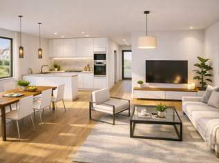 Exklusive Neubau-Doppelhaus-Hälfte mit Doppelgarage (Schlüsselfertig), 945000 €, Immobilien-Häuser in 4060 Leonding