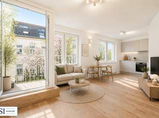 The Pearl: Design-Erstbezug in begehrter Lage nahe Karmelitermarkt, 279000 €, Immobilien-Wohnungen in 1020 Leopoldstadt