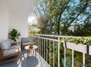 ERSTBEZUG nach Sanierung I 3 Zimmer Wohnung mit Balkon in wundervoller Grünlage I Tischler Einbauküche inkl. Siemensgeräte im Preis inbegriffen, 519000 €, Immobilien-Wohnungen in 1190 Döbling