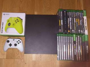 Xbox one X+26 Spiele+2 Controller+ Lösungsbuch Final Fantasy 15, 300 €, Marktplatz-Computer, Handys & Software in 1110 Simmering