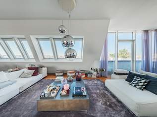 Exklusive Dachgeschoßwohnung mit Blick über Wien!, 4290000 €, Immobilien-Wohnungen in 1040 Wieden