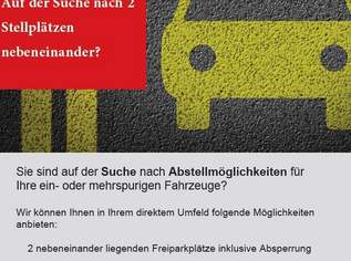 2 absperrbare neben einander liegende Freiparkplätze - extra breit!, 13000 €, Immobilien-Kleinobjekte & WGs in Oberösterreich