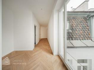Elegante Dachgeschoss 5-Zimmer Wohnung mit großer Terrasse, Erstbezug!, 1990000 €, Immobilien-Wohnungen in 1040 Wieden