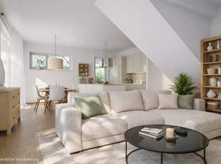Doppelhaushälfte | 123 m² Wohnfläche & bis zu 3 Meter Raumhöhe | Garten, 2 Parkplätzen | Ziegelmassivbauweise, 649900 €, Immobilien-Häuser in 2540 Bad Vöslau