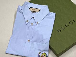 Gucci Hemd – Blaues Baumwollhemd mit Pikarar Tier-Avocado Motiv, 229 €, Kleidung & Schmuck-Herrenkleidung in 8010 Graz Gucci Hemd – Blaues Baumwollhemd mit Pikarar Tier-Avocado Motiv, 229 €, Kleidung & Schmuck-Herrenkleidung in 8010 Graz