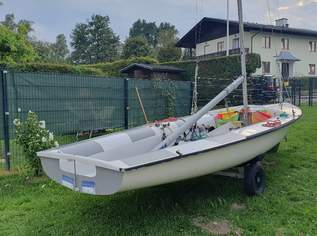 470er Mackay, Jolle segelfertig mit Slipwagen + Trailer