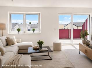 Ruhige 4-Zimmer-Wohnung im ziegelmassivem Energiesparhaus | 2 Balkone, Kellerabteil & 2 Parkplätzen, 418900 €, Immobilien-Wohnungen in 2460 Gemeinde Bruck an der Leitha