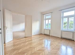 Altbau mit Charakter | 3 Zimmer, Fischgrätparkett und Grünblick am Apollopark, 1495 €, Immobilien-Wohnungen in 1070 Neubau