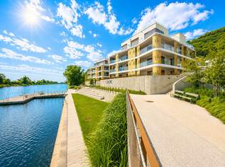 EXKLUSIVES WOHNEN AM WASSER: waterline mit Badesteg I Sauna & Fitnessraum I Concierge I hauseigene Tiefgarage, 324900 €, Immobilien-Wohnungen in 1190 Döbling