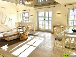 Beste Adresse! Helle Maisonette Wohnung mit Balkon, Wintergarten und Terrasse mit Blick zum Stephansdom, 3700 €, Immobilien-Wohnungen in 1010 Innere Stadt