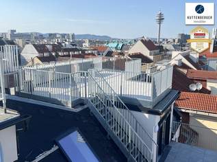 *Superprojekt: ''Über den Baumwipfeln" TOP 53 MIT BALKON + SUPER-PANORAMA-DACHTERRASSE & WIEN-BLICK, 3018.99 €, Immobilien-Wohnungen in 1100 Favoriten
