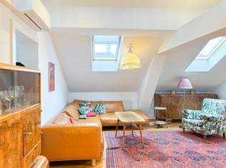 Fully furnished attic apartment with secluded 60 m² roof terrace! Very suitable for Expats!, 3890 €, Immobilien-Wohnungen in 1030 Landstraße