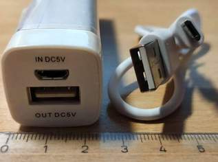 138 Stück PowerBanks 2200mAh MicroUSB - USB-A - NEU originalverpackt - TIEFENTLADEN für Bastler - Akkus Refresh notwendig! Konvolut Posten