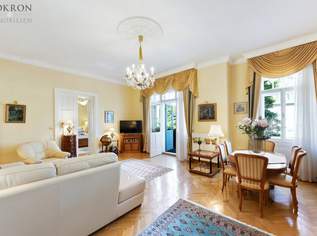 Moderne, repräsentative Altbau-Residenz im Hietzinger Botschaftsviertel, mit 2 Balkonen und Gartennutzung, 1499000 €, Immobilien-Wohnungen in 1130 Hietzing