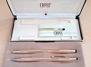  Schönes Weihnachtsgeschenk ! CROSS SINCE 1846 Schreibset 14Karat Rolled Gold, 120 €, Marktplatz-Sammlungen & Haushaltsauflösungen in 2761 Gemeinde Waldegg