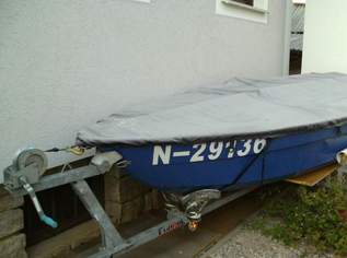 Motorboot/Ruderboot mit Aussenbordmotor