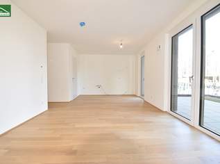 „Hirschfeld – Naturnah wohnen“ – Niedrig-Energie-Standard-Neubau in begehrter Grün-Ruhelage! - JETZT ZUSCHLAGEN, 468600.07 €, Immobilien-Wohnungen in 1210 Floridsdorf