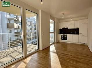 Tolle 2-Zimmer-Wohnung mit Terrasse in unmittelbarer Nähe zur Donau - ab April verfügbar!, 810.39 €, Immobilien-Wohnungen in 1220 Donaustadt