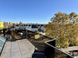 Luxury Living! Penthouse mit knapp 30qm Dachterrasse! Skyline und Kahlenberg Blick! Garage! Nähe U2!, 1895 €, Immobilien-Wohnungen in 1220 Donaustadt